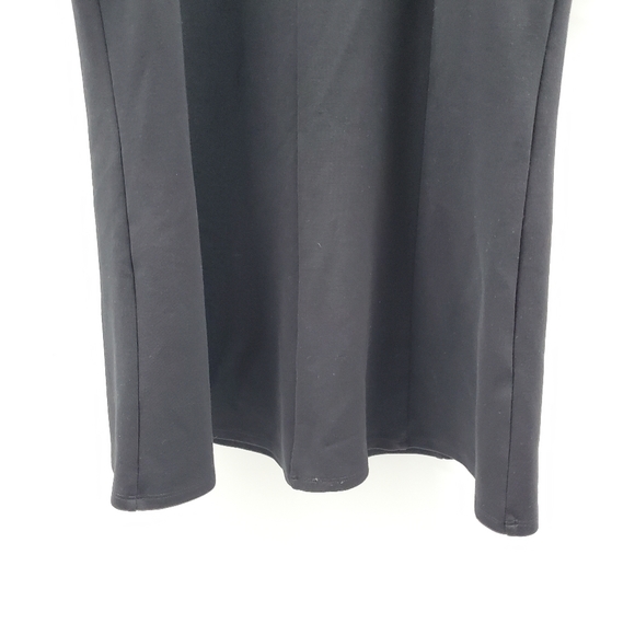 Betabrand Revamped Little Black Dress Long Bell Sleeves V-Neck Boho Goth - Picture 4 of 8